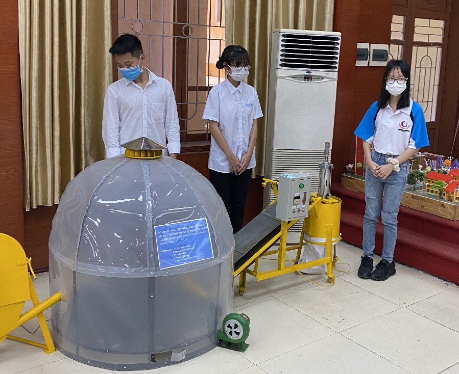 Học sinh đam mê sáng tạo khoa học công nghệ